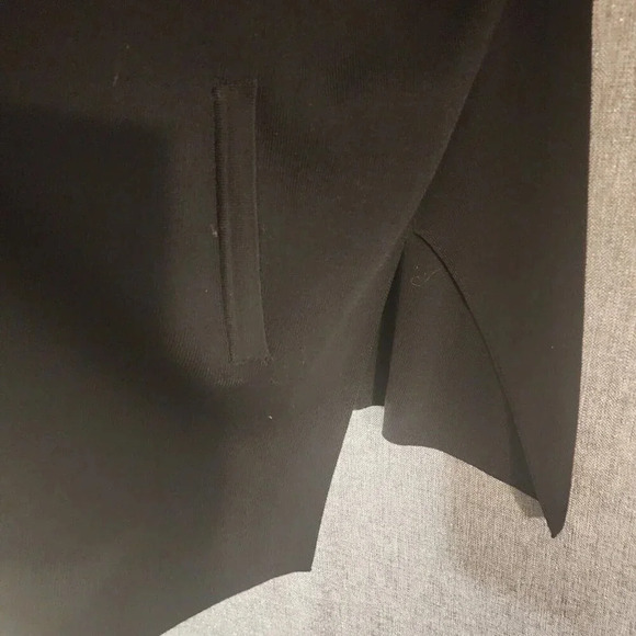 New Escada Cardigan Sweater Women Size 44 Black 100% Virgin Wool Side Slits - Picture 7 of 9